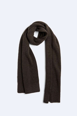 ZARA ШАРФ В РУБЧИК, КОРИЧНЕВЫЙ