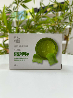 Мыло Mukunghwa Fresh Aloe, для всех типов кожи, с экстрактом алоэ, 100г
