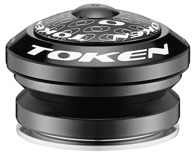 Рулевая колонка 1-1/8" интегрированная, 41.8х46мм, черная CAMPA, картр. подш, 75г, инд уп.OMEGA-A3M