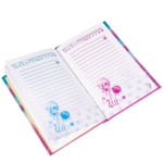 Записная книжка в футляре 14,5 см * 20,5 см , 7БЦ, Alingar, ламинация, замочек, 45 л., линия, "Avocado fresh", лайм