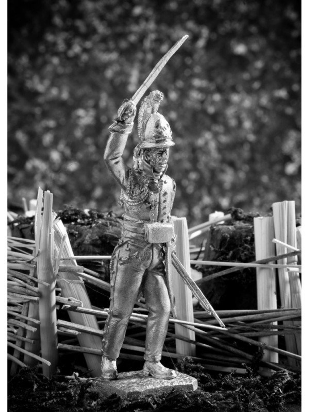 Оловянный солдатик Офицер добровольческого корпуса Крокова, 1807 год