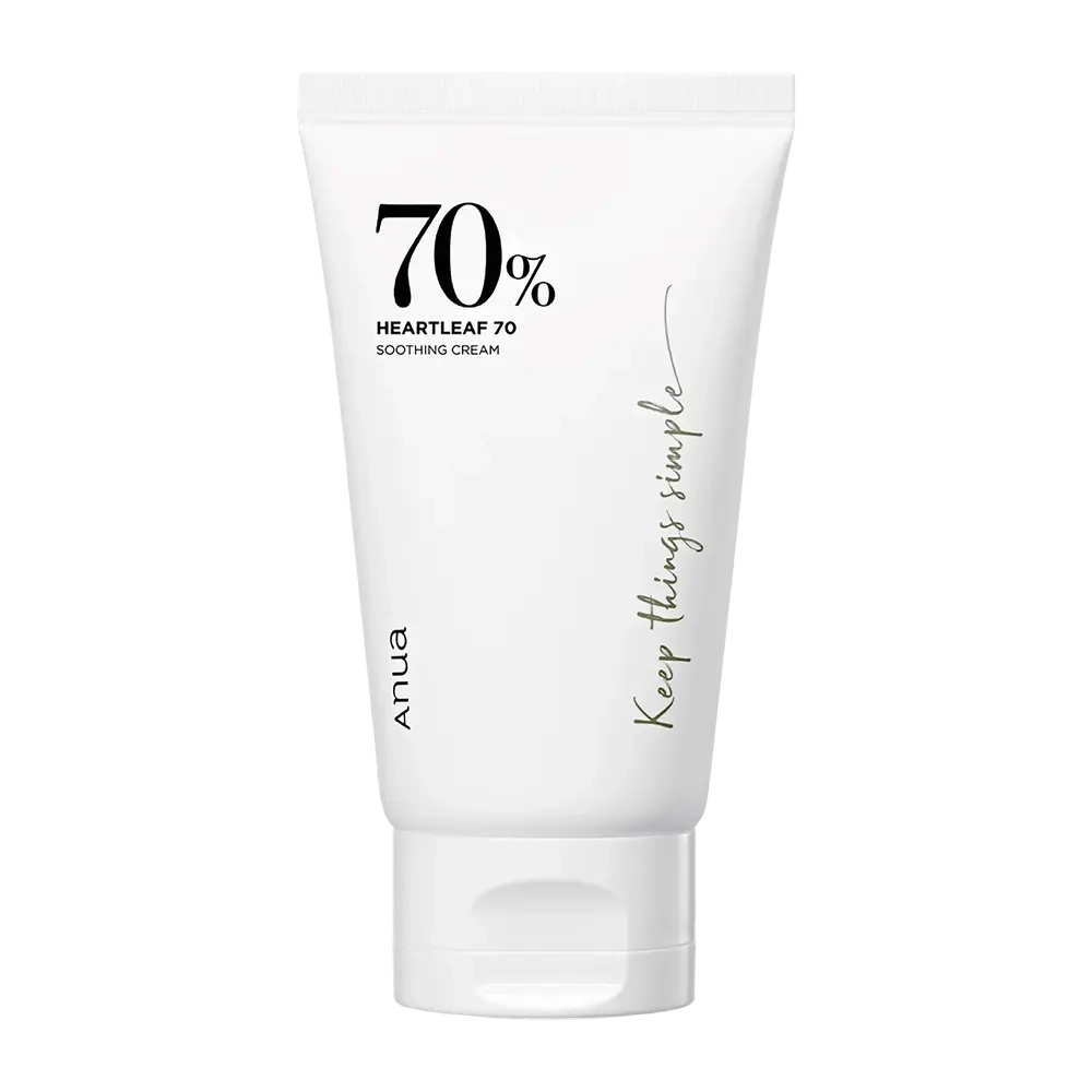 Anua Heartleaf 70% Soothing Cream Успокаивающий крем 100мл