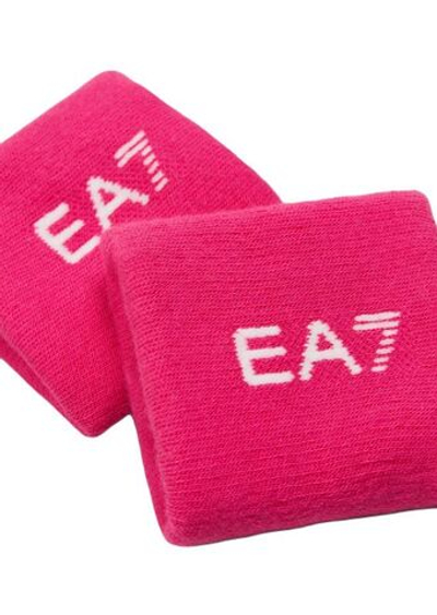 Напульсник теннисный EA7 Tennis Pro Wristband - fuxia/white