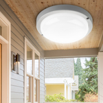 Светильник LED ДБП 12Вт 6500К 1140Лм IP65 круг с микроволн. датчиком движения SPB-201 ЭРА Б0047631