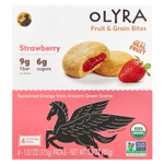 Olyra, Fruit & Grain Bites, клубника, 4 упаковки по 37,5 г (1,32 унции)