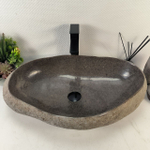 Раковина из речного камня RS-65270 65*40*15 0863