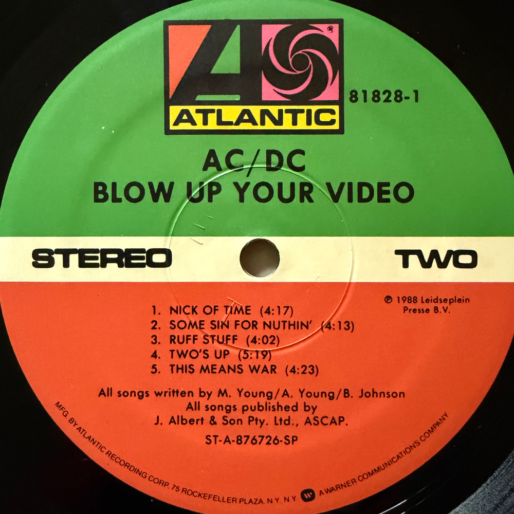 AC/DC - Blow Up Your Video (США 1988г.)