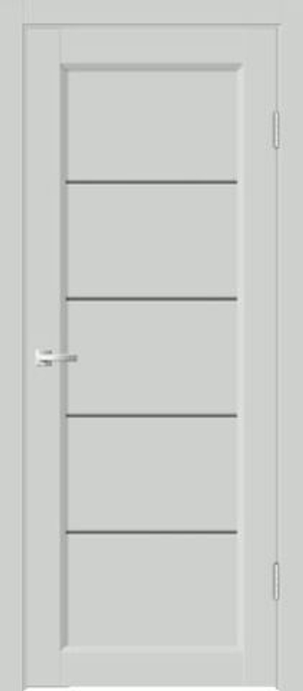Межкомнатная дверь Velldoris Style 1 PO Мателюкс Графит Доломит