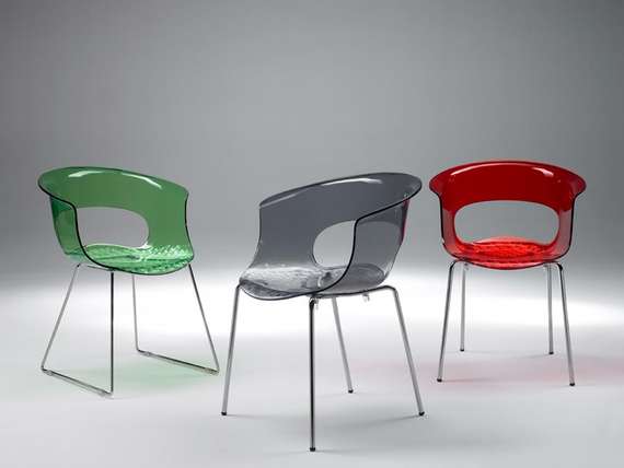 Стул Miss B Antishock прозрачный