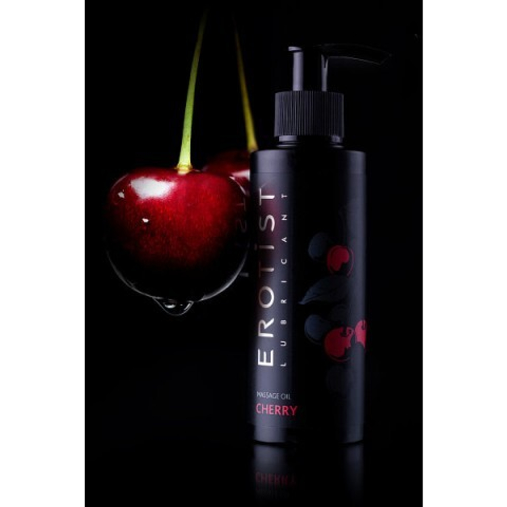 Массажное масло Erotist CHERRY, съедобное,  вишня, 150 мл