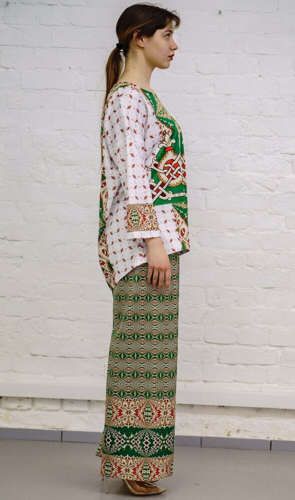 Комплект (туника и брюки) "Русский орнамент"