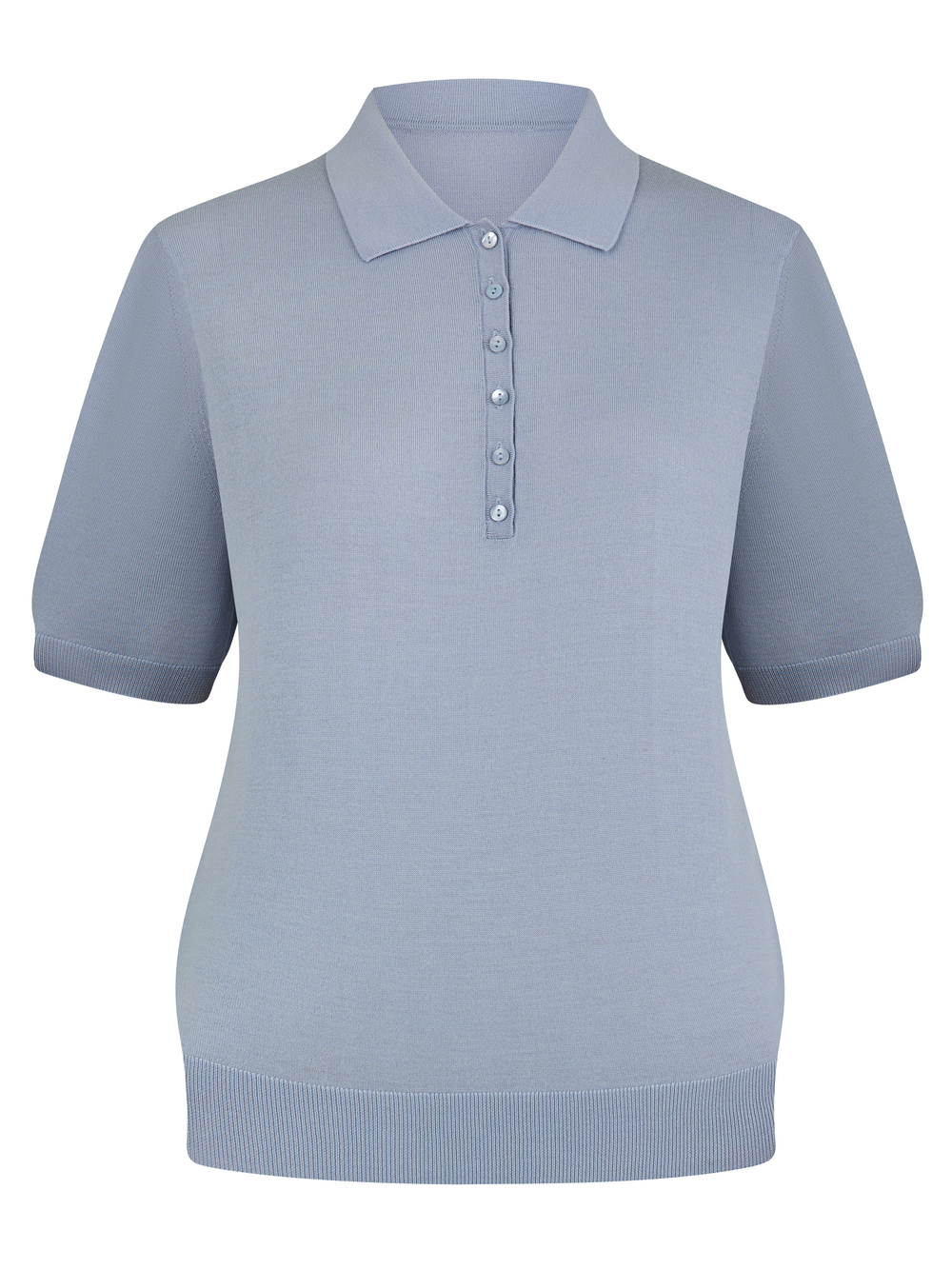 Polo TWIGGY gray blue color