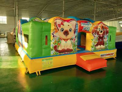 Батут "Добрые зверята", 5*5*2.8 м