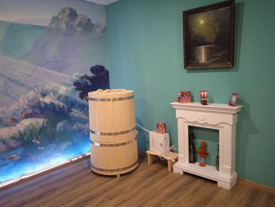 Комплект "КРУГЛЫЙ СТАНДАРТ" (кедровая бочка с парогенератором)