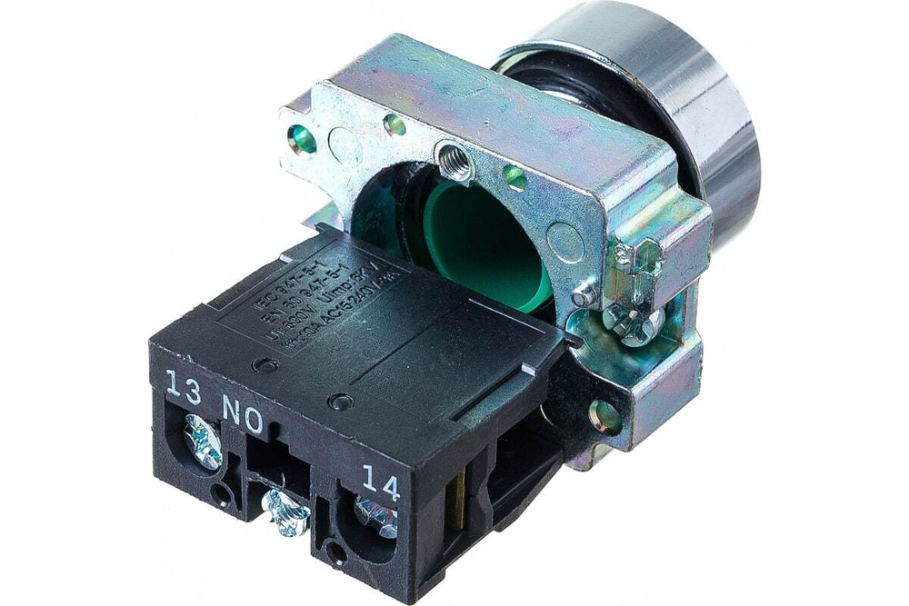 Кнопка управления LAY5-BA31 без подсветки зеленая 1з IEK