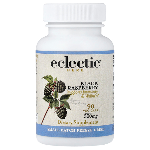Eclectic Herb, черная малина, 300 мг, 90 растительных капсул