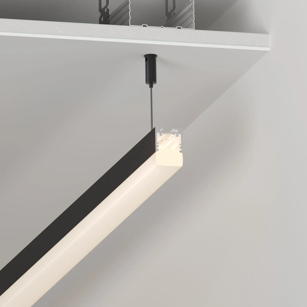 Профиль SL-LINE-2522-2500 BLACK (Arlight, Алюминий) 033737