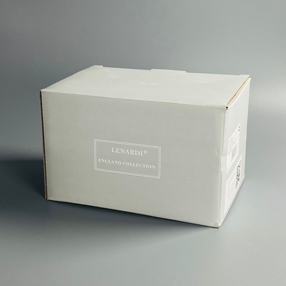 Lenardi 225-066 Кофейный набор 12пр. 120мл СЕЛЕНА в под.уп.(х6)Костяной фарфор