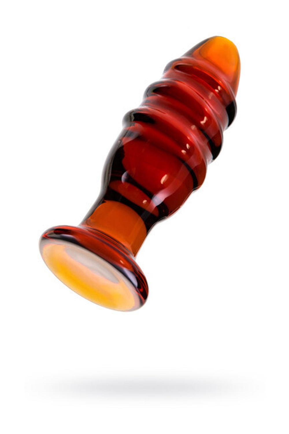 Анальная втулка из стекла Sexus Glass, коричневая (Цвет: коричневый)