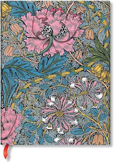 Bloknot \ Блокнот \ Notebook Paperblanks  William Morris I Morris Pink Honeysuckle I Midi I Lined