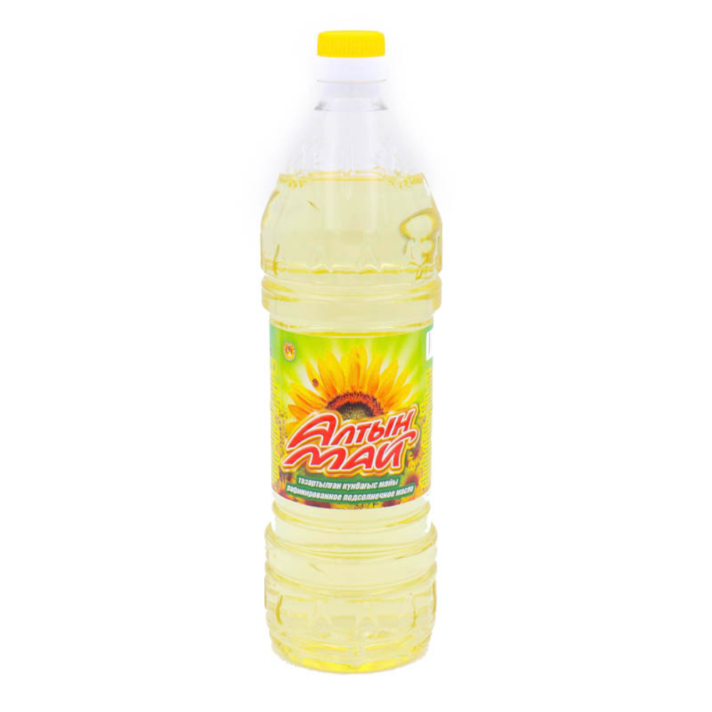 Масло подсолнечное Алтын май 1 л
