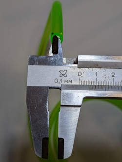 Шланг топливный маслобензостойкий 4-8мм PVC зеленый (1 метр) для мотоцикла, скутера, квадроцикла