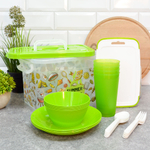 Набор для пикника на 4 персоны в контейнере 6,5л "Summer time"