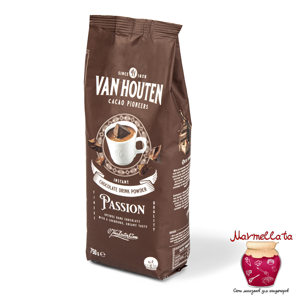 Какао-напиток растворимый Van Houten Passion UTZ, 750 гр.