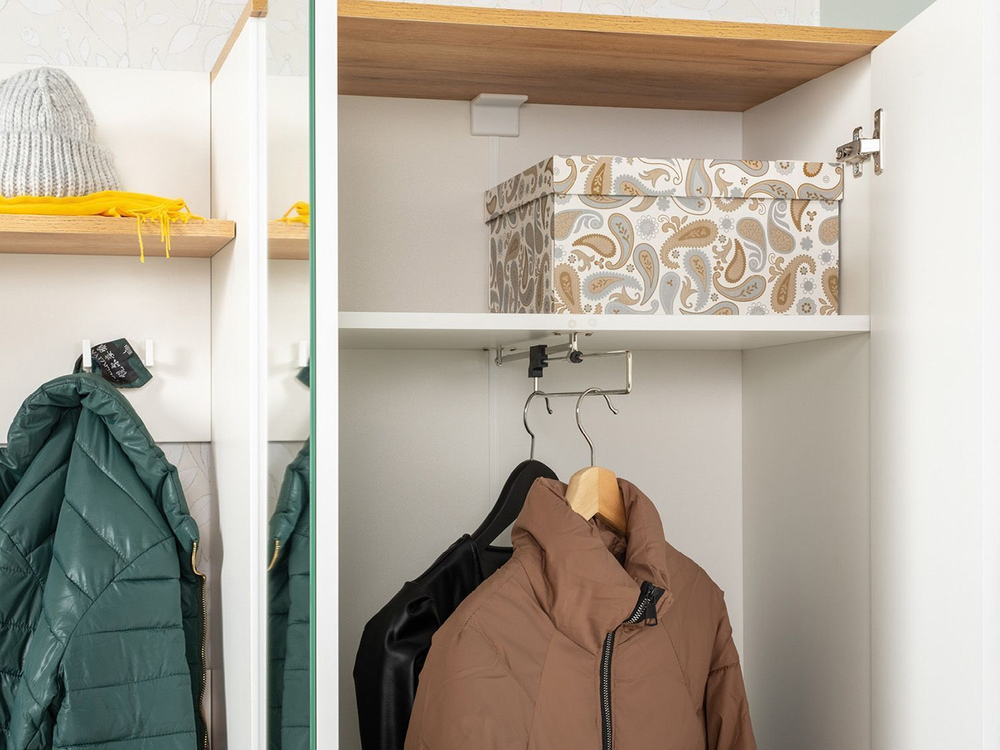 Прихожая Октава 1 Серый графит/Дуб Вотан