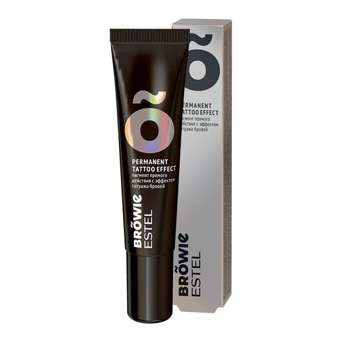 Estel BROWIE Пигмент прямого действия с эффектом татуажа бровей, светло коричневый 15 мл