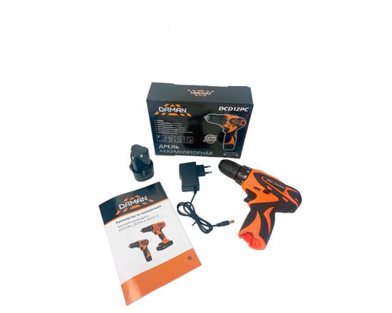 Аккумуляторный шуруповерт "DAMAN" DCD12PC