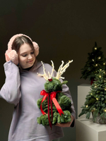 Олененок из живой елки (нобилис)