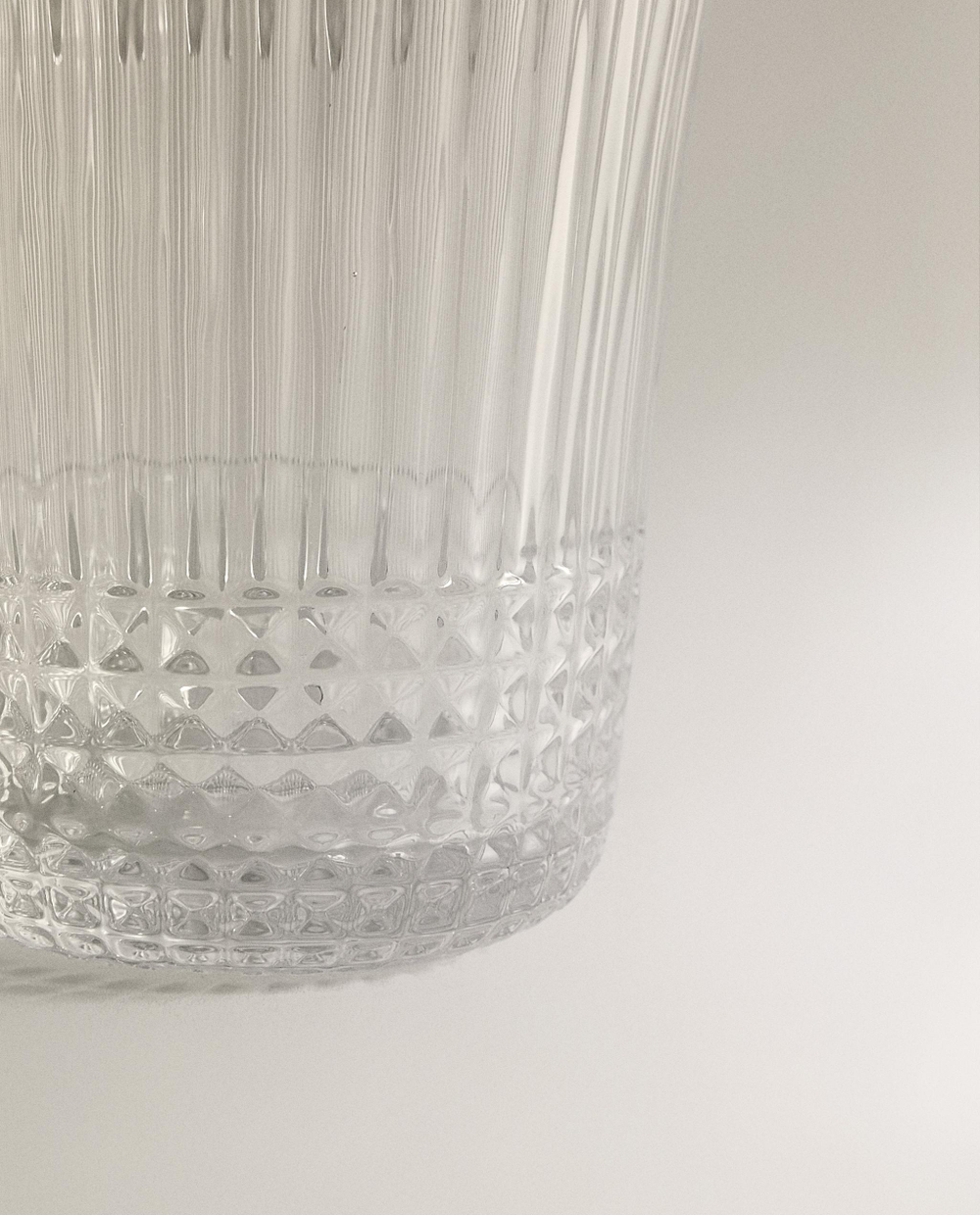 Zara Home чашка из стекла, цвет прозрачный, 12 см