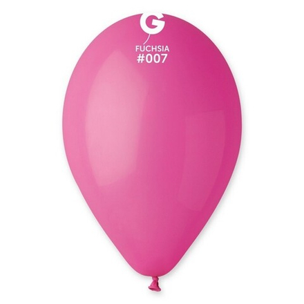 Воздушные шары Gemar, цвет 007 пастель, фуксия, 100 шт. размер 10"