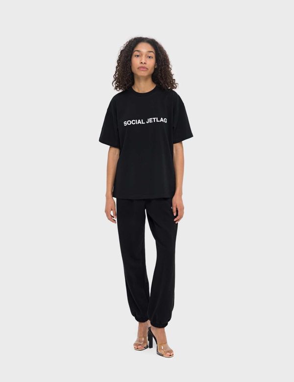 Футболка SOCIAL JETLAG SS22 Черная - фото 8