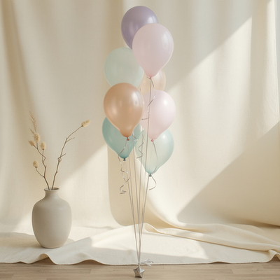 Фонтан шаров "Сирень в цвету"