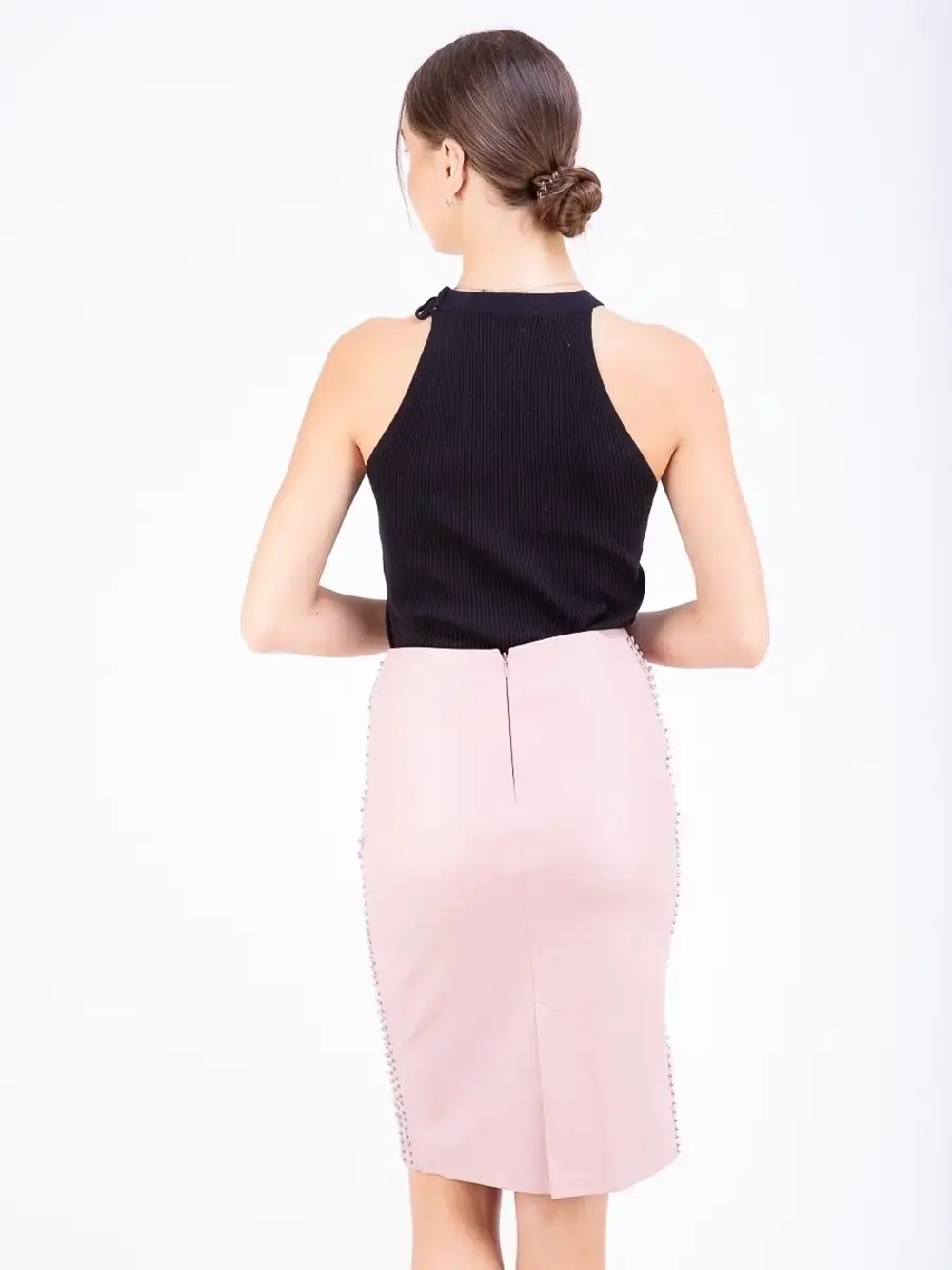 Юбка женская кожаная, юбка из экокожи