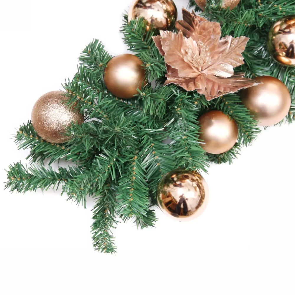 Гирлянда хвойная «Сказочное чудо» 1,8 м d=30 см, ПВХ, шампань (SST1950R-180)