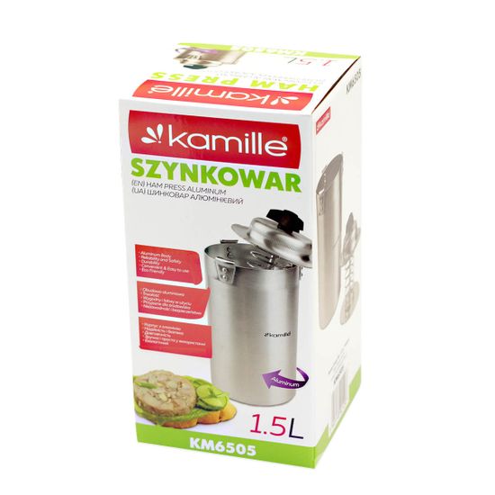 Ветчинница алюминиевая 1.5L Kamille