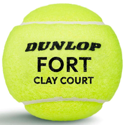 Мяч теннисный Dunlop Fort Clay Court 4B, 601613, уп.4 шт,одобр.ITF