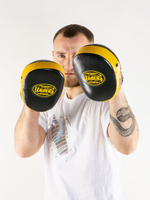 Лапы тренерские LEADERS T-AIR BUMBLEBEE черно-желтые