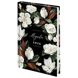 Ежедневник датированный 2026 145х215 мм А5 STAFF ламинированная обложка "Магнолия" (117326)