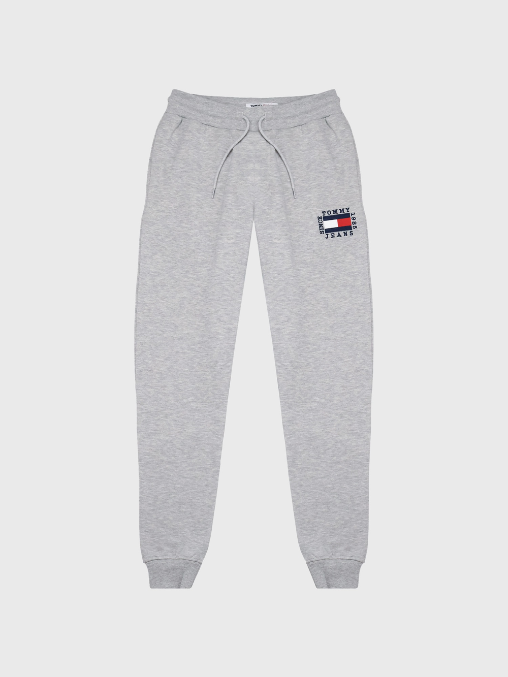 Брюки Tommy Jeans Slim Box Flag Grey Heather