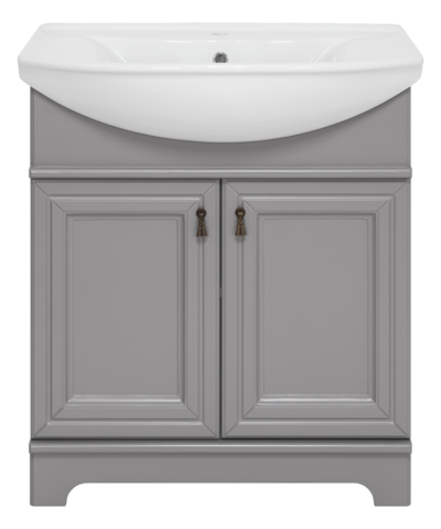 Тумба под раковину Misty Лувр 75 (серый)