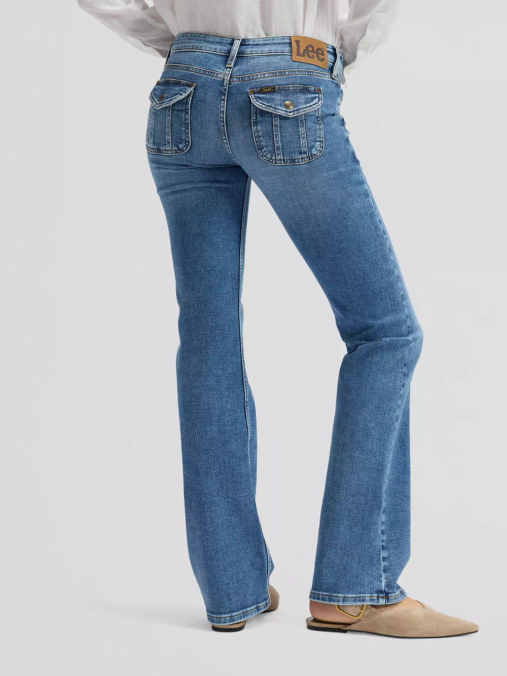 Джинсы женские LEE FLAP POCKET JESSICA LAPIS BLUE