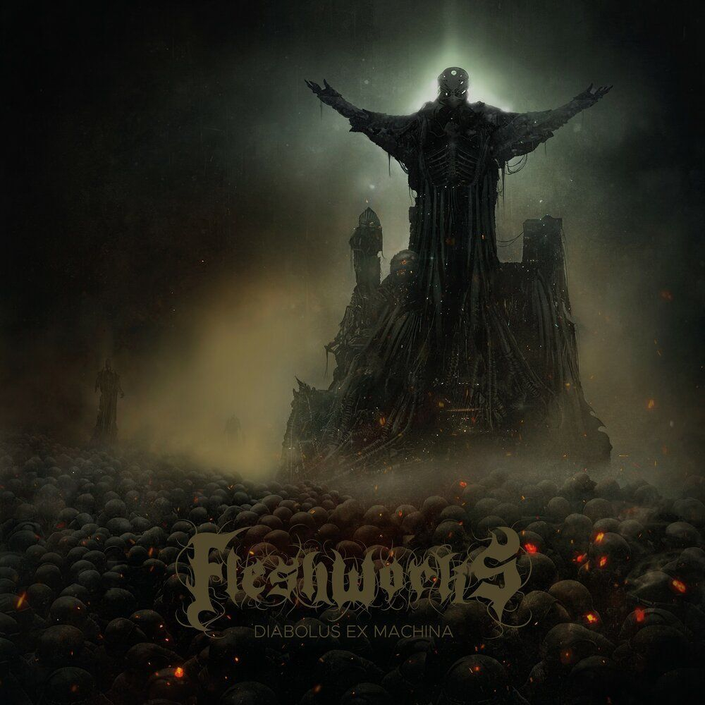 FLESHWORKS - Diabolus Ex Machina BLACK VINYL, чёрная виниловая пластинка, death metal