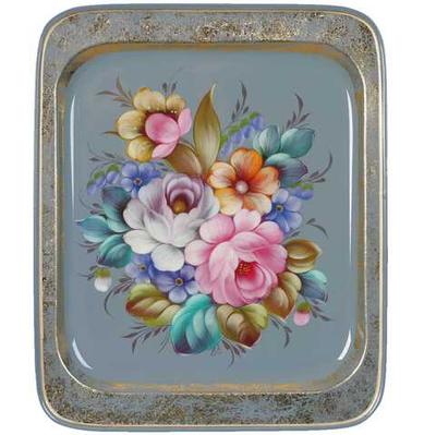 Zhostovo metal tray A13D070425169