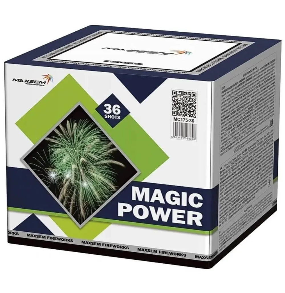 Батарея салютов Magic power (MC175-36) от Maxsem, 36 залпов, 44 мм