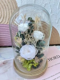 натуральные пионы в стекле