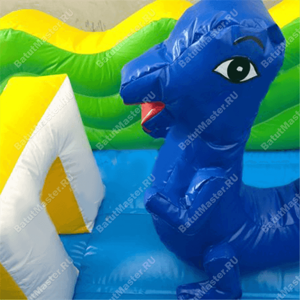 Большой надувной батут "Средневековье" 15*15*5 м